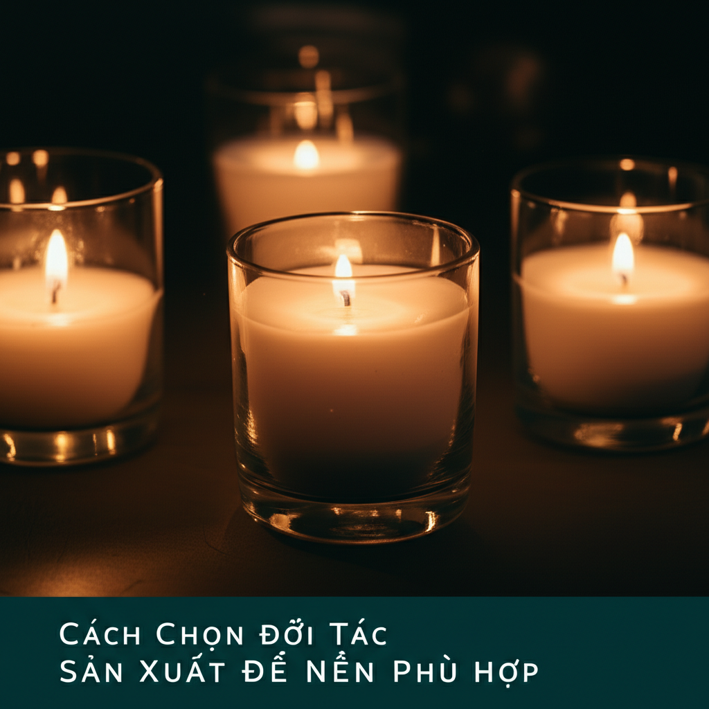 Cách Chọn Đối Tác Sản Xuất Đế Nến Phù Hợp