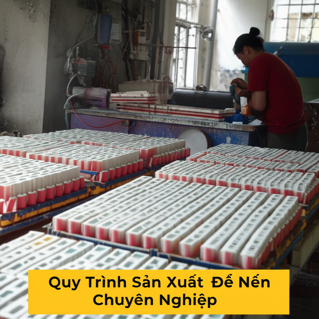 Quy Trình Sản Xuất Đế Nến Chuyên Nghiệp